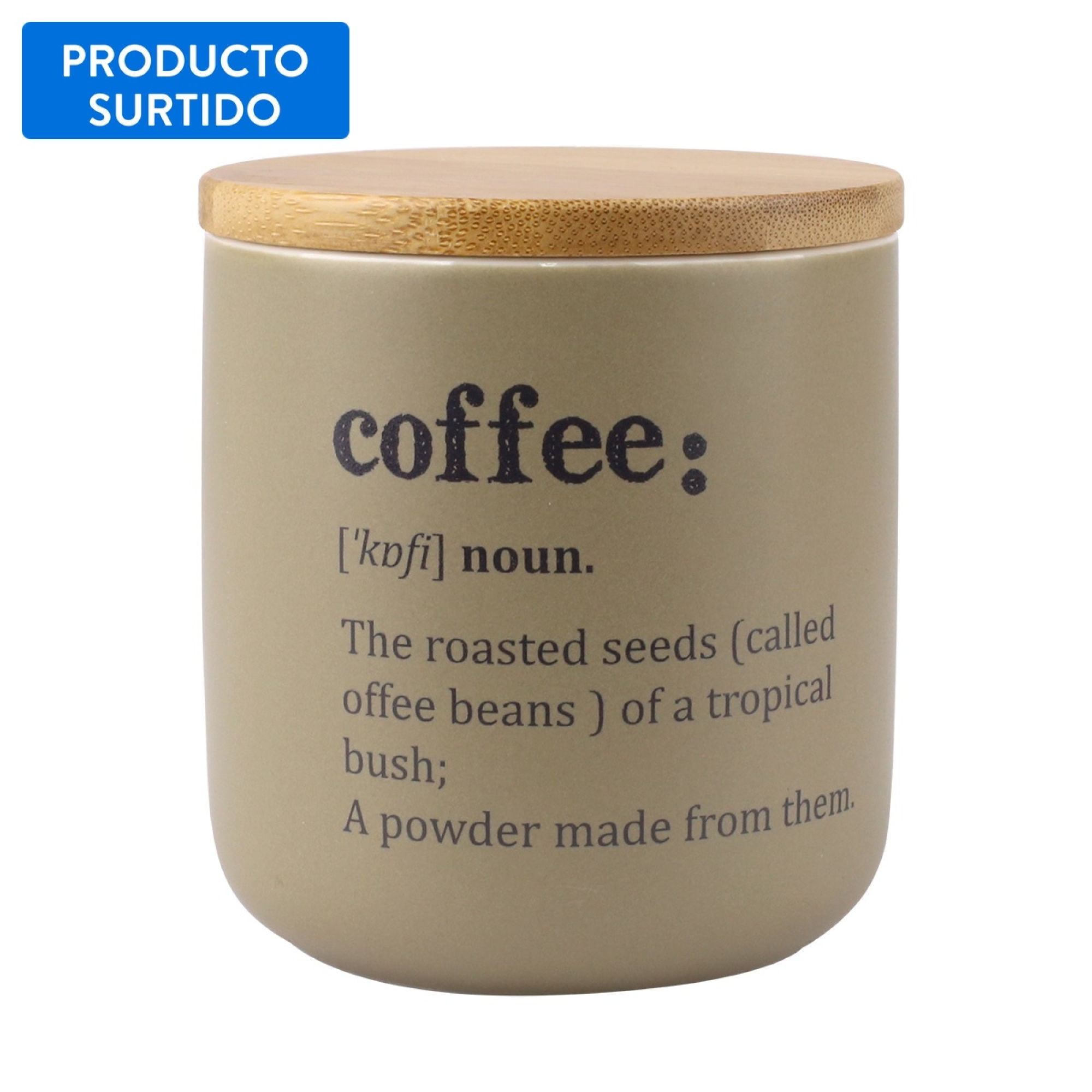 Mainstays - Canister 400Ml Cerámica 1 Pieza Multicolor