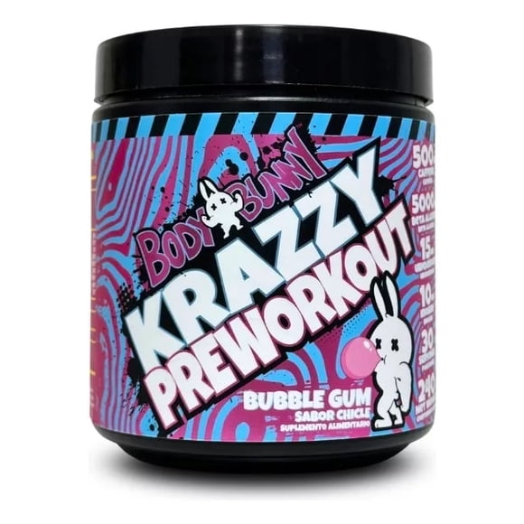 Pre Entreno Krazzy Bubble Gum 240gr -