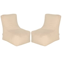 Bodevir - Set Pouf Tatto 1C Felpa Beige