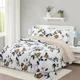 thumbnail image 3 of Cubrecama Quilt Sherpa 1.5 - Varios Modelos W.m G Blanco Floral En Tonos Blanco Negro Y Mostaza, 3 of 3