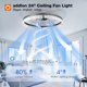 thumbnail image 2 of Ventilador de techo sin aspas Addlon de 24" con LED y control remoto, 2 of 9
