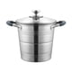 thumbnail image 3 of Olla Freidora De Acero Inoxidable Olla Freidora Con Bandeja Para Cocinar Al Vapor Para Papas Fritas Caseras 5L, 3 of 5