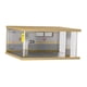 thumbnail image 1 of Gabinete De Exhibición De Coche De Juguete De Escena De Estacionamiento 1:32 De Madera Decoración De Bricolaje Con Luz 2 Puntos 2A, 1 of 5