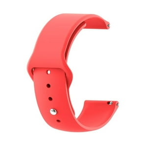 Genérico - Correa Sport Compatible Samsung Watch Active 1/2 Rojo 20Mm