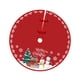 thumbnail image 1 of Cubierta De La Base De La Falda Del árbol De Navidad 90 Cm Redondo Cálido Para La Decoración Del Hogar Fiesta Estilo De Vacaciones D, 1 of 5