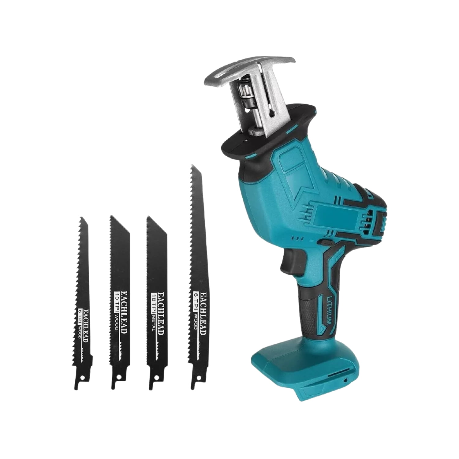 Importclick - Motosierra Eléctrica Inalámbrica Mano 4 Cuchillas