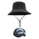 thumbnail image 3 of Sombrero De Pescador Con Cuerdas Sombrero De Sol Transpirable Con Correa Para Viajes Verano Negro, 3 of 5
