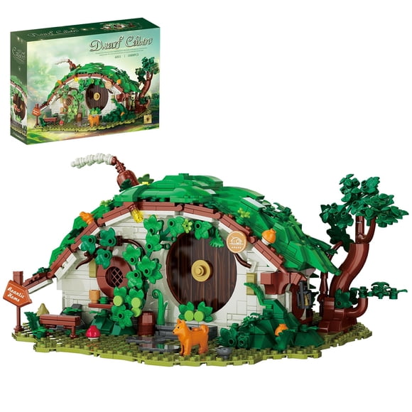 Set De Bloques De Construcción Cabaña De Enano De 1088 Piezas Para Adultos