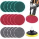 thumbnail image 1 of Paquete de 16 discos de limpieza para azulejos de 10,2" con soporte para discos de 10,2" para limpieza de baño y cocina, 3 niveles de dureza diferentes (rojo, gris, verde), 1 of 5