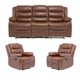 thumbnail image 2 of Living Reclinable 3 Cuerpos - Roma 1 Sofá 3 Cuerpos + 2 Bergers Café, 2 of 17