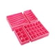 thumbnail image 2 of 4 Unids/set Organizadores De Cajones Cajas De Almacenamiento De Armario Para Lencería Cinturones De Ropa Rosa, 2 of 3
