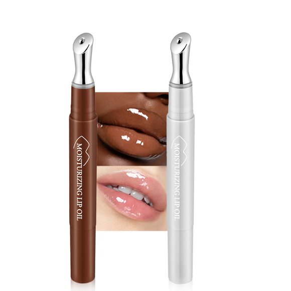 Aceite Labial Anwuozu 2 Unidades Acabado Hidratante y Brillante
