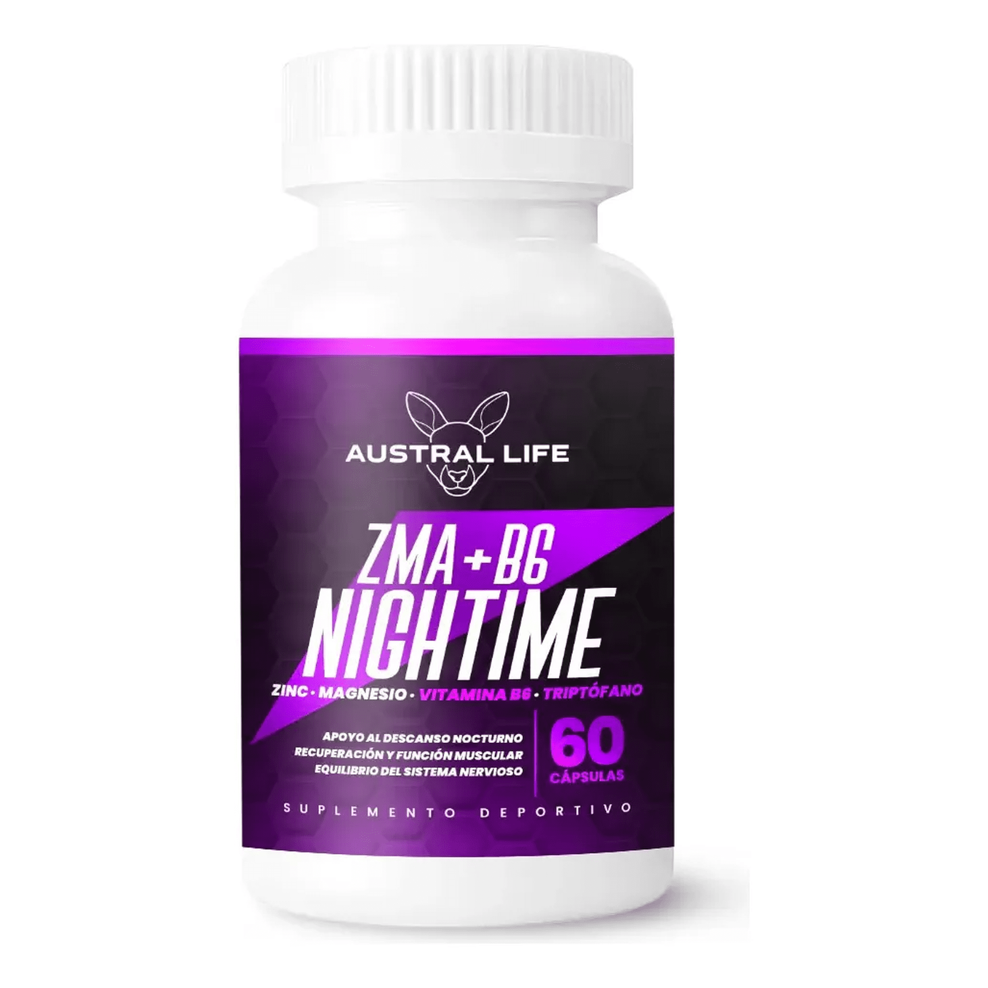 Zma + B6 Nightime – Zinc Magnesio Triptofano 60 Cápsulas
