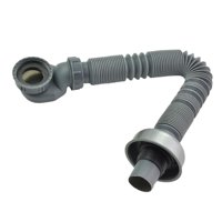 Magideal - Drenaje De Bañera Flexible, Tubería De Drenaje, Bañera Independiente, Plomería, Fácil Instalación, Tubería De Drenaje De Ducha, Perfil Bajo, Plano