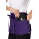 thumbnail image 3 of Delantal Chef Works con cintura unisex, color morado, con bolsillos, 3 of 4
