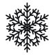 thumbnail image 1 of Decomural Classic Snowflake Festive Christmas WS-15252, 1 of 2