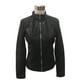 thumbnail image 1 of Chaqueta Cuero Chf64 Negro Mujer, 1 of 2