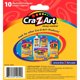 thumbnail image 3 of Crayones Jumbo Lavables Triangulares CraZArt 10 Colores, 3 of 3