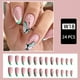 thumbnail image 2 of Butterfly Press On Nails Glue On Nails Elegant Fake Nails Acrylic Glossy Full Cover False Nails For Women, 2 of 2