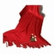 thumbnail image 1 of Manta decorativa tejida para sillón, piecera o cama color rojo, 1 of 2