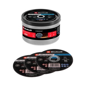 Einhell - Set 50 Discos Corte Metal Inox 115X1Mm 49711526 Negro