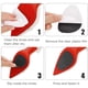 thumbnail image 3 of 18 pares de almohadillas antideslizantes para zapatos, pegatinas autoadhesivas para zapatos, almohadillas para zapatos, protector de suela para zapatos de mujer, reducción de ruido para tacones altos., 3 of 7