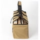 thumbnail image 3 of Bolsa de portador de leña Cerada de lienzo impermeable Extra grande portador de tronco Bolsa de portador independiente para leña (caqui), 3 of 3