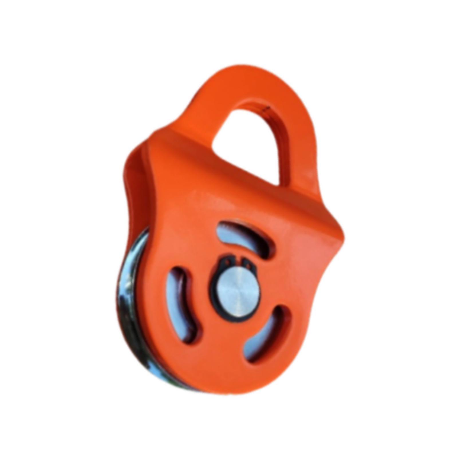 Magideal - Accesorio De Recuperación De Bloque Offroads De Cabrestante De Cabrestante Para El Vehículo Agrícola De Recuperación De Cabrestante Bloques De Polea Naranja