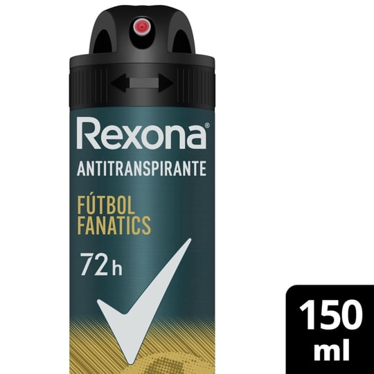 Desodorante Aerosol Rexona Men Fútbol Fanatics Hombre