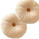 thumbnail image 3 of Set De 2 Cojines Diseño Boton Color Beige, 3 of 3