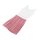 thumbnail image 2 of Ropa De Mu?ecas Falda Plisada 1/3 BJD Dress Up Accesorios Hechos A Mano Sin Mu?eca Rojo Blanco, 2 of 5