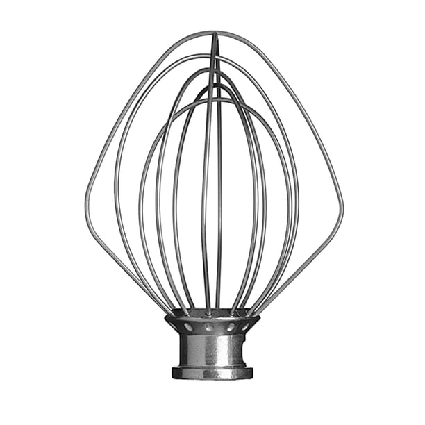Whip KitchenAid de 6 hilos para batidoras de pie con cabezal inclinable de 3.5 cuartos