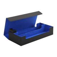 Magideal - Estuche Organizador Para Guardar Y Transportar Barajas De Cartas Coleccionables Estándar Con Cierre Magnético. Capacidad Para 550 Cartas, Con Divisor, Resistente Para Tcg. Azul2
