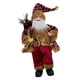 thumbnail image 5 of Figura De Papá Noel De 18 Pulgadas, Mu?eco De Papá Noel De Pie Para Celebración, Rojo, 5 of 5