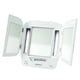 thumbnail image 1 of Espejo de maquillaje JERDON, moderno, de tres pliegues con luces de aumento 5X, 1 of 8