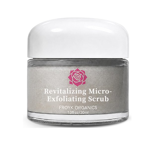 Froyk Organics Exfoliante Micro‑Exfoliante Revitalizante | Exfoliante Suave con Pétalos de Rosa Ártica y Polvo de Arroz | Fórmula Botánica Natural | 30 ml
