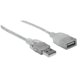 thumbnail image 2 of Cable USB MANHATTAN de 1,8 m Hi-Speed A macho a A hembra, 2 of 6