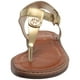thumbnail image 2 of Sandalias Tommy Hilfiger Bennia para mujer, color dorado, talla 6, 2 of 3