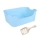 thumbnail image 5 of Caja de Arena para Gatos con Tapa Abierta, Orinal Grande, Inodoro Profundo, a Prueba de Salpicaduras, Caja de Arena Elevada Portátil para Todo Tipo de, 5 of 5