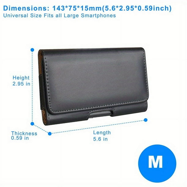 Phone Pouch Belt Clip Leather Bag Cover For Samsung Galaxy S23 Ultra S22 S21 Plus S20 FE S10 S8 S9 Plus Waist Case