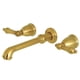 thumbnail image 1 of Grifo Kingston Brass English Country para montaje en pared, bañera romana, 1 of 5