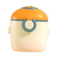 Bothyi - Dispensador De Fórmula De Leche Para Viajes Tapa Hermética Con Cucharas Para Viajes Exterior Naranja Grande