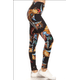 thumbnail image 1 of Saronite Leggings de Punto de 12,5 Cm de Largo, Estilo Yoga, con Estampado Floral Paisley, Cintura Alta y Forro con Banda, Multicolor (para Mujer), 1 of 1