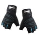 thumbnail image 3 of Guantes Sin Dedos De Ciclismo Guantes Deportivos De Medio Dedo Negro + Azul Claro XL, 3 of 5