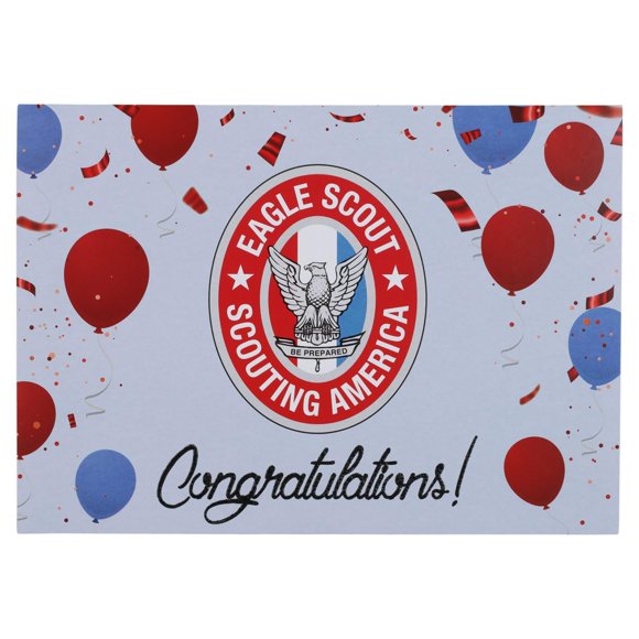 Tarjeta de Felicitación Boy Scouts of America Eagle Scout 13x18 cm