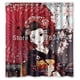 thumbnail image 1 of Cortina de ducha japonesa con ganchos, 66 x 72 pulgadas, 1 of 3