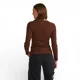 thumbnail image 3 of Polera Mujer Manga Larga Cuello Medio Café Il Gioco, 3 of 3