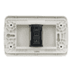 thumbnail image 2 of Enchufe Embutido Simple 2p+t 10a blanco / Plata Armado - Lexo, 2 of 3
