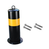 Ioensy - Poste De Seguridad De Metal Resistente Para Estacionamiento, Poste De Seguridad Para Entrada De Vehículos, 30 Cm X 11,4 Cm