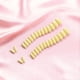 thumbnail image 3 of Press On Nails JOYVVEW, cuadrado corto, amarillo pastel, 30 unidades, 3 of 7